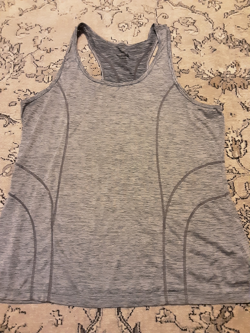 Reebok Gray Racerback Training Tank - Picture 2 of 7